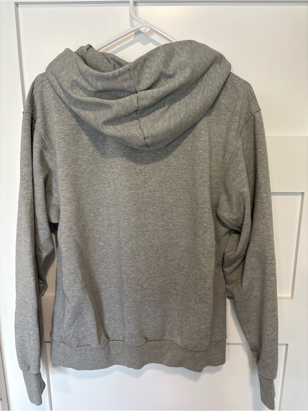 Nike Gray Hooded Sweatshirt with Small Swoosh - Picture 3 of 3